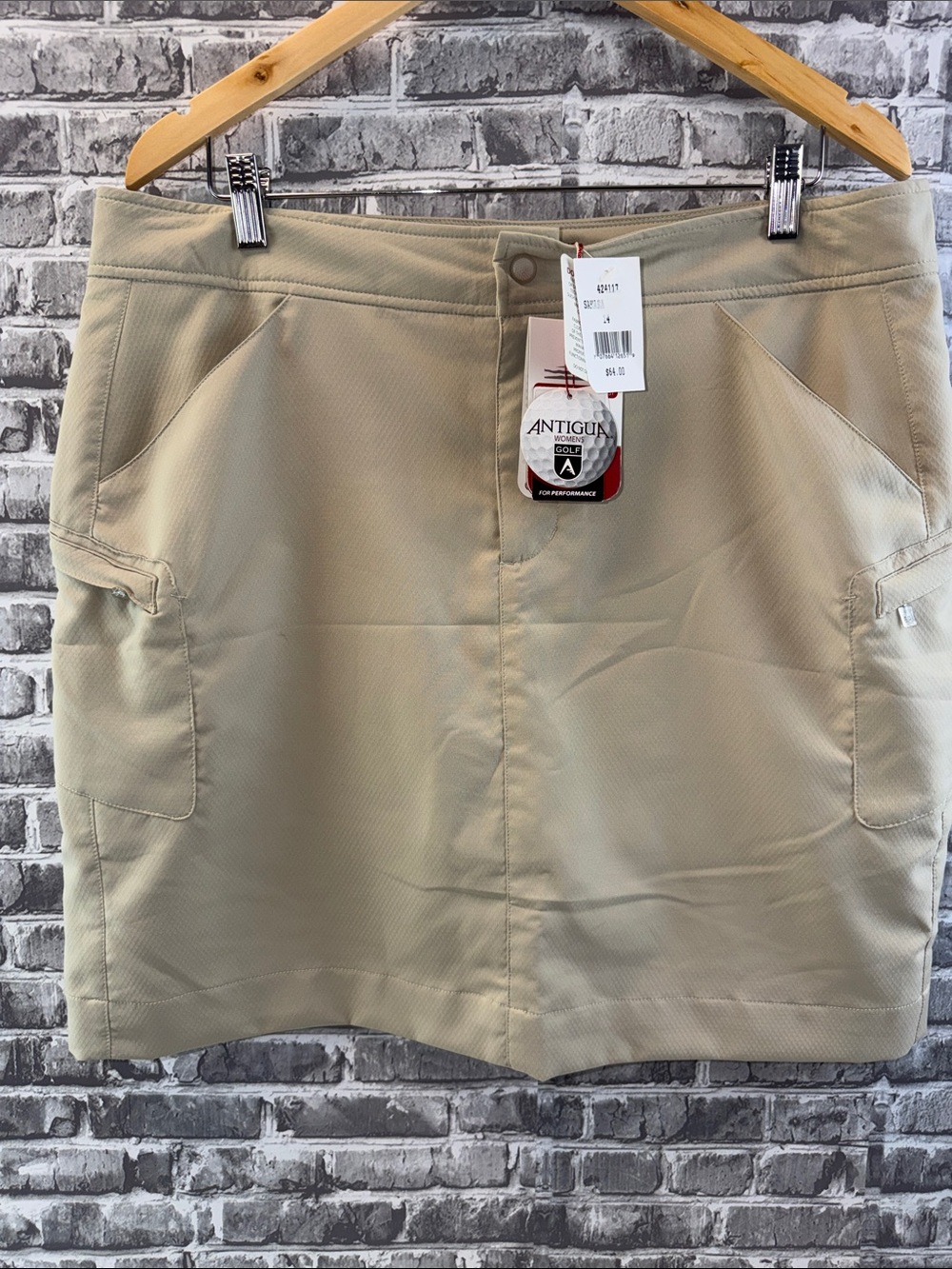 NWT‎ Antigua Beige Mini Golf Skort